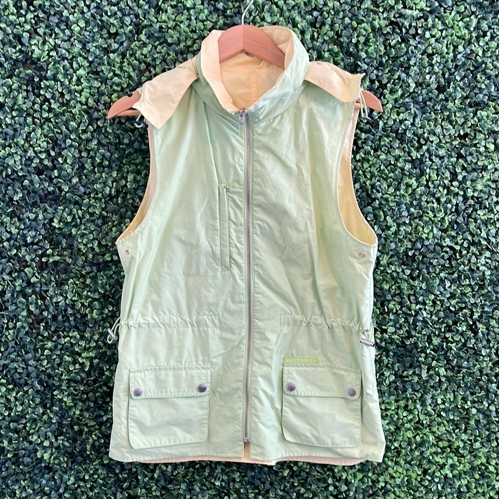 RLX Ralph Lauren Yellow Green Reversible Vest